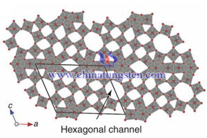 Image d'oxyde de tungstène violet