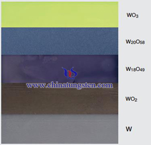 tungsten oxide color photo