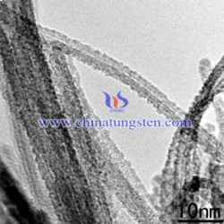 紫色氧化鎢HRTEM照片